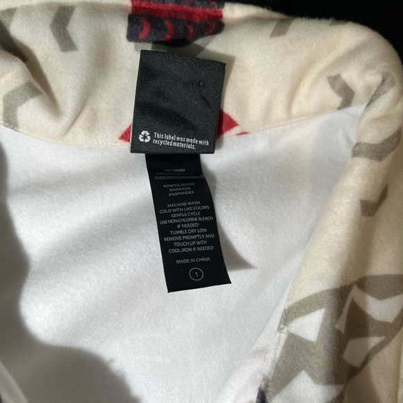 Princess Mononoke Fleece Shirt Jacket Women's XL Beige San's Mask Anime 1997 - Picture 9 of 13